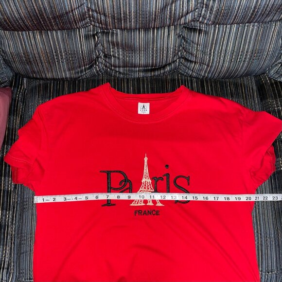 Paris Embroidered Tee - Picture 6 of 7